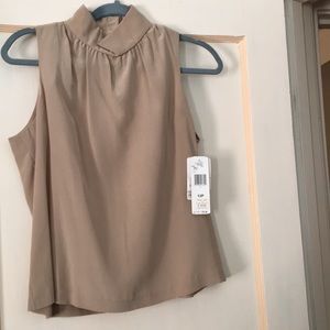 New Jones New York silk sleeveless blouse